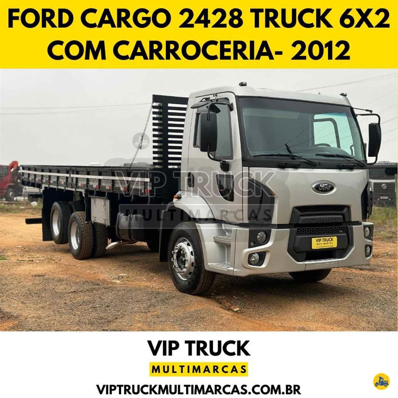 CAMINHAO FORD CARGO 2428 Carga Seca Truck 6x2 Vip Truck Multimarcas ICARA SANTA CATARINA SC